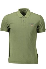 Marškinėliai vyrams Napapijri Polo Shirt Short Sleeves Men, žali цена и информация | Мужские футболки | pigu.lt