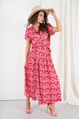 Ilga suknelė moterims Lemoniade, rožinė kaina ir informacija | Suknelės | pigu.lt