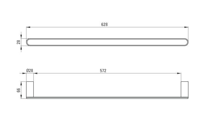 Deante rankšluosčių kabykla Round ADR N621, Nero цена и информация | Vonios kambario aksesuarai | pigu.lt