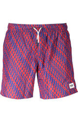 Maudymosi šortai vyrams Karl Lagerfeld Beachwear, raudoni цена и информация | Шорты для плавания, обтягивающие | pigu.lt