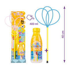 Кольцо для мыльных пузырей Butterfly Multi + жидкость для мыльных пузырей 400 мл, Tuban TU3442 цена и информация | Игрушки для песка, воды, пляжа | pigu.lt