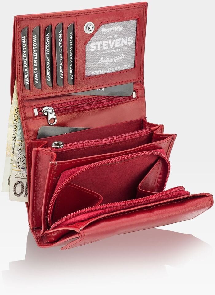 Odinė piniginė moterims Stevens P40 kaina ir informacija | Piniginės, kortelių dėklai moterims | pigu.lt