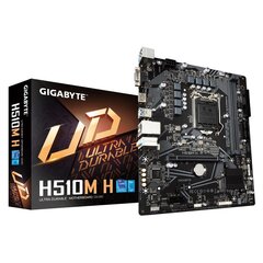 Gigabyte H510MH kaina ir informacija | Pagrindinės plokštės | pigu.lt