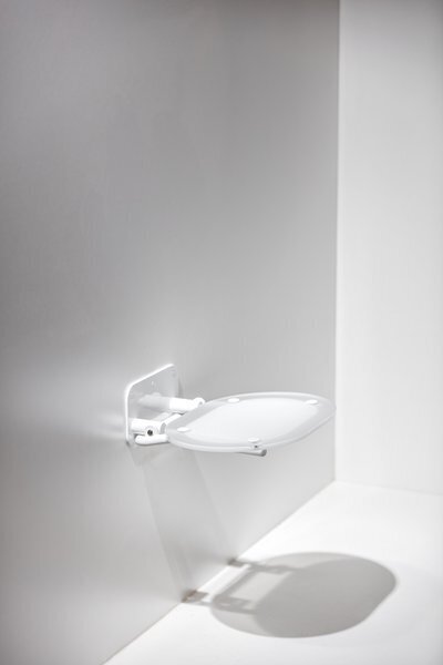 Dušo sėdynė Ravak Chrome, skaidri/balta kaina ir informacija | Priedai vonioms, dušo kabinoms | pigu.lt
