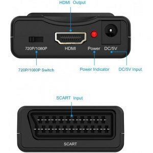 Techly, AV Euro/Scart/HDMI kaina ir informacija | Kabeliai ir laidai | pigu.lt