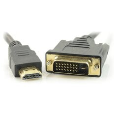 Cabletech DVI-D/HDMI, 1.8 m kaina ir informacija | Kabeliai ir laidai | pigu.lt