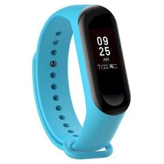 Fusion Watch Band Wave Light Blue kaina ir informacija | Išmaniųjų laikrodžių ir apyrankių priedai | pigu.lt