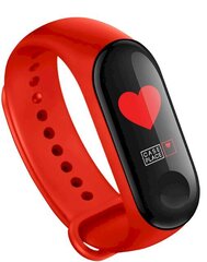 Fusion Watch Band Wave Red kaina ir informacija | Išmaniųjų laikrodžių ir apyrankių priedai | pigu.lt