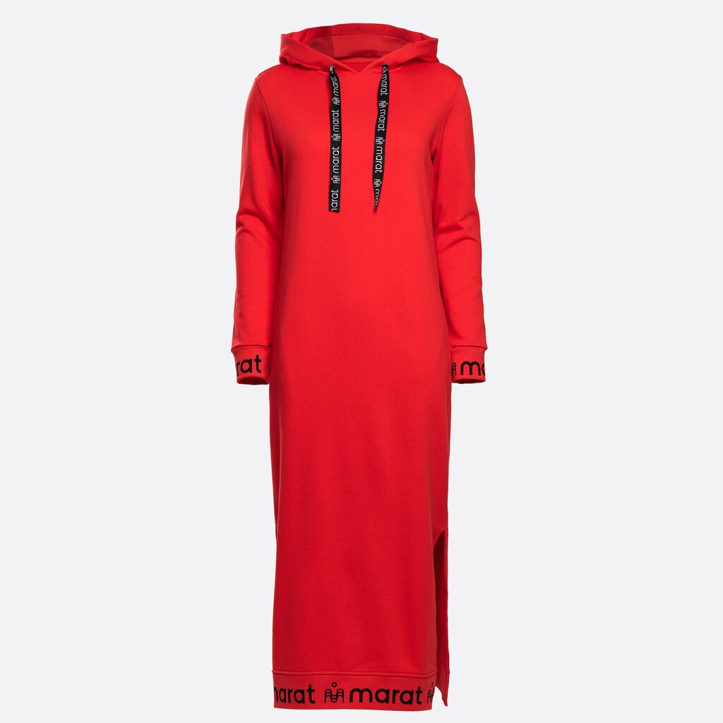 Suknelė su gobtuvu moterims Marat SNP41010*01, raudona kaina ir informacija | Suknelės | pigu.lt