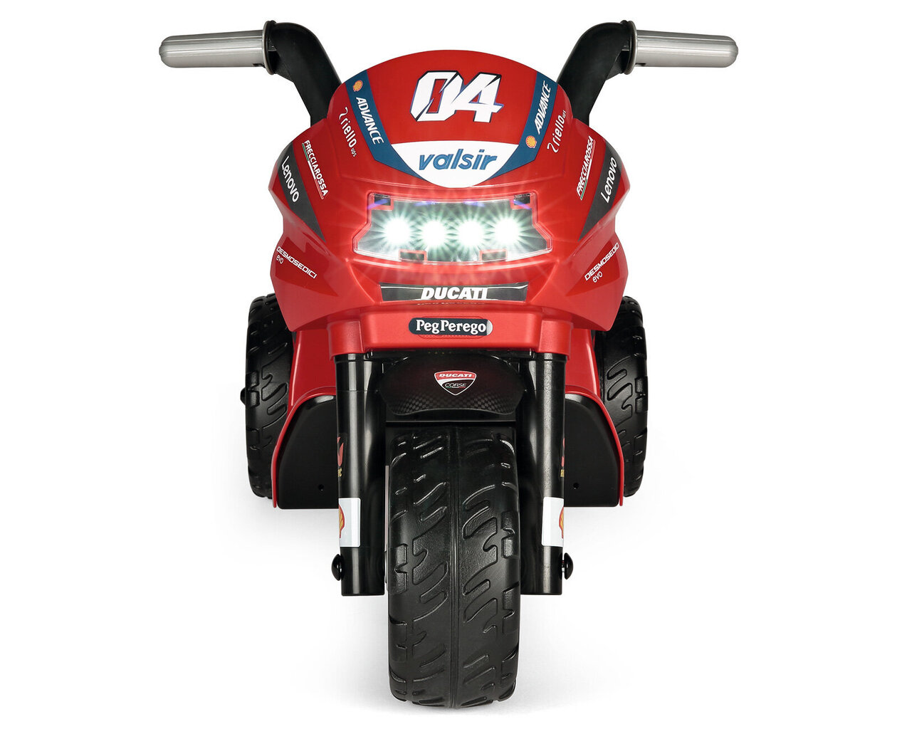 Vaikiškas elektrinis motociklas Peg Perego Ducati Mini Evo 6V, raudonas kaina ir informacija | Elektromobiliai vaikams | pigu.lt