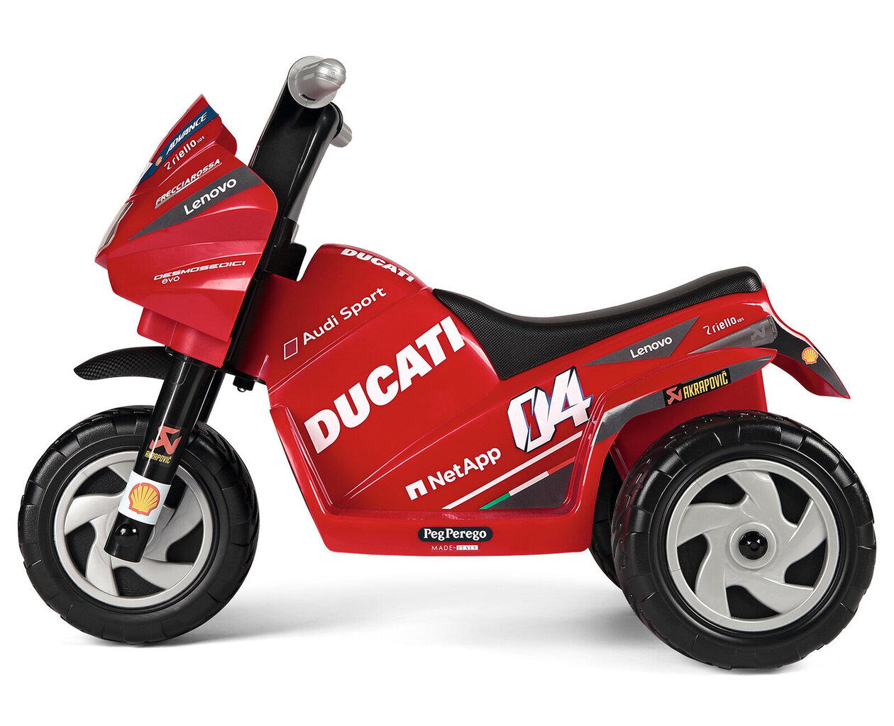 Vaikiškas elektrinis motociklas Peg Perego Ducati Mini Evo 6V, raudonas цена и информация | Elektromobiliai vaikams | pigu.lt