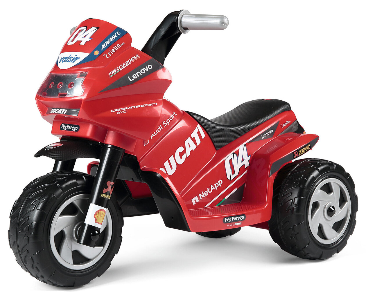 Vaikiškas elektrinis motociklas Peg Perego Ducati Mini Evo 6V, raudonas kaina ir informacija | Elektromobiliai vaikams | pigu.lt