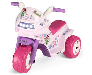 Одноместный детский трехколесный электрический мотоцикл Peg Perego Mini Fairy 6V, розовый цена и информация | Электромобили для детей | pigu.lt