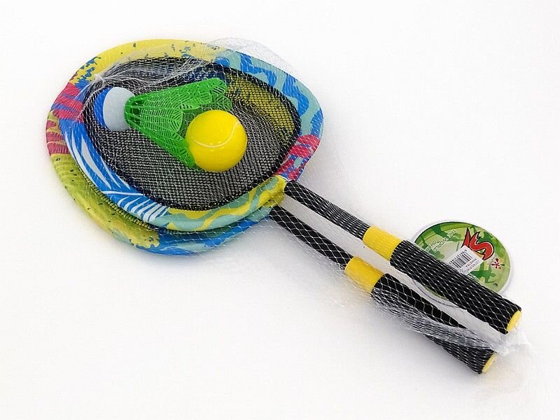 Badmintono raketės su skraiduku ir kamuoliuku kaina ir informacija | Badmintonas | pigu.lt