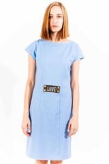 Платье женское Love Moschino, синее цена и информация | Платья | pigu.lt