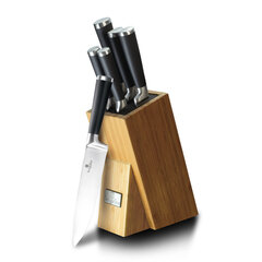 Набор ножей Berlinger Haus 6 с подставкой из коллекции Black Royal цена и информация | Ножи и аксессуары для них | pigu.lt