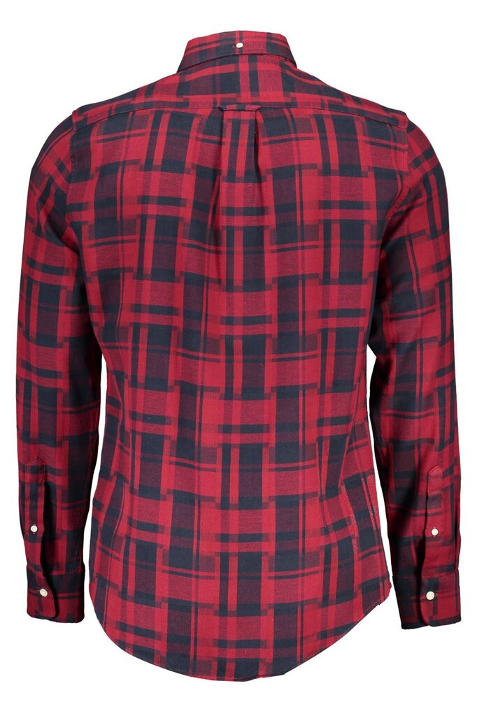 Marškiniai vyrams Gant, raudoni цена и информация | Vyriški marškiniai | pigu.lt