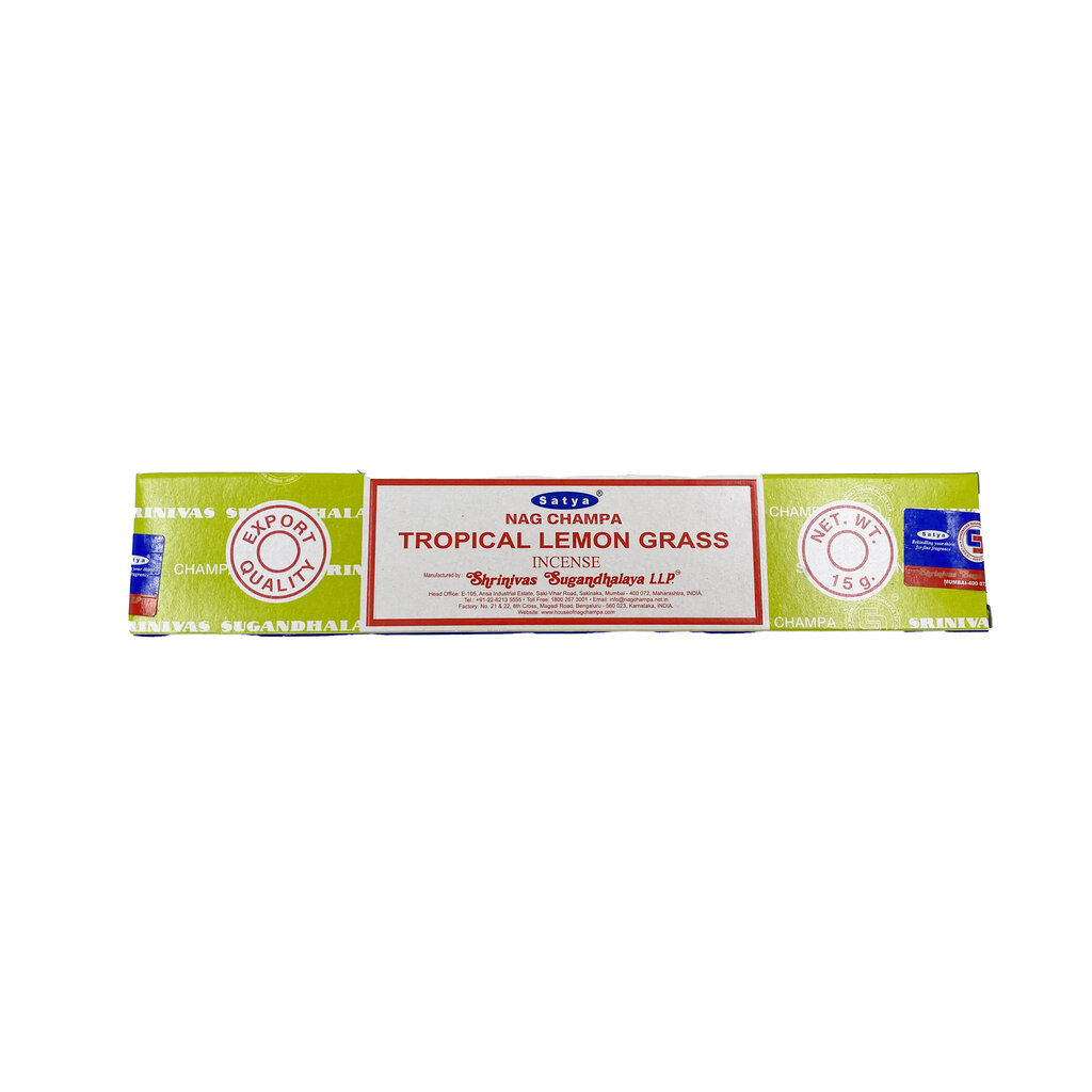 Nag Champa Tropical lemon grass Smilkalai, 15 g цена и информация | Namų kvapai | pigu.lt