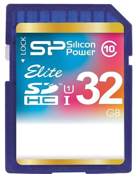 Silicon Power Memory Card SD 32GB цена и информация | Atminties kortelės fotoaparatams, kameroms | pigu.lt