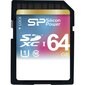 Atminties kortelė Silicon Power SDXC UHS-I 64GB SDR 50 kaina ir informacija | Atminties kortelės fotoaparatams, kameroms | pigu.lt