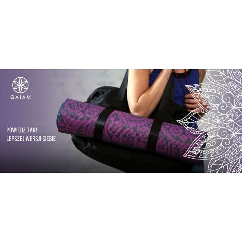 Kilimėlio užvalkalas Sparkling Grape, violetinis kaina ir informacija | Kitos fitneso prekės | pigu.lt