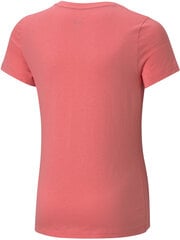 Puma Футболки Ess Logo Tee Pink цена и информация | Рубашки для девочек | pigu.lt