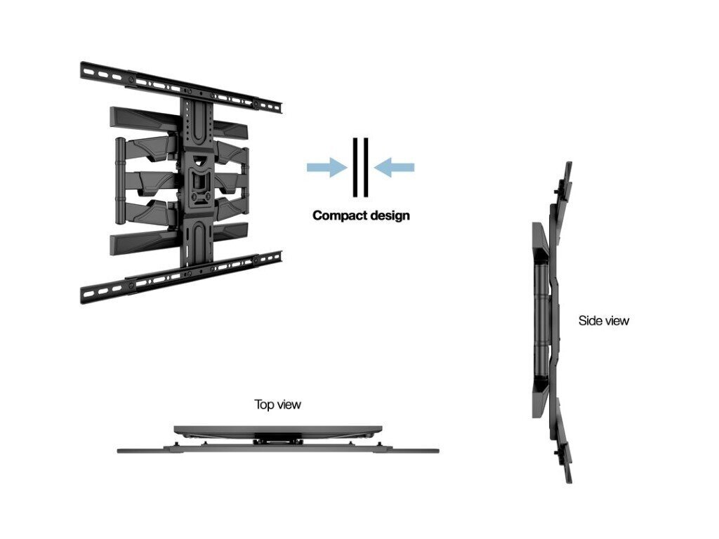 Multibrackets M Flexarm L 40-75” kaina ir informacija | Televizorių laikikliai, tvirtinimai | pigu.lt