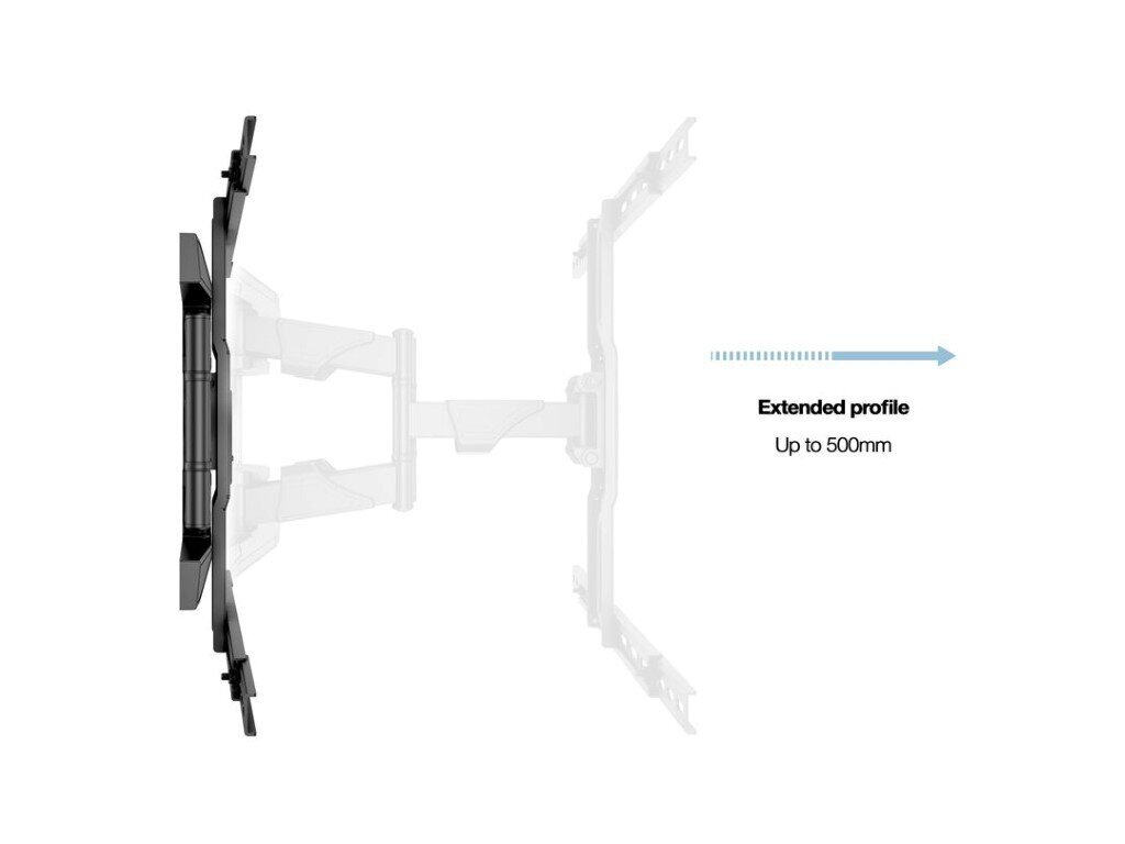 Multibrackets M Flexarm L 40-75” kaina ir informacija | Televizorių laikikliai, tvirtinimai | pigu.lt