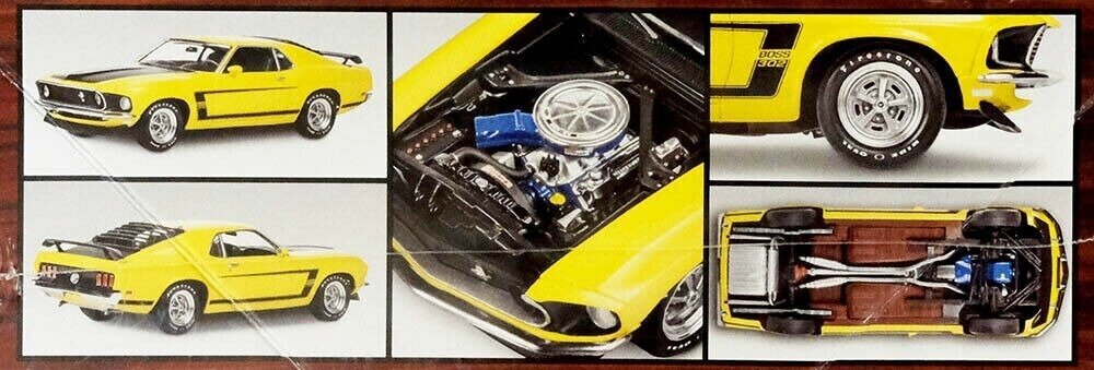 Klijavimo modelis Revell 69 Boss 302 Mustang, geltonas kaina ir informacija | Klijuojami modeliai | pigu.lt