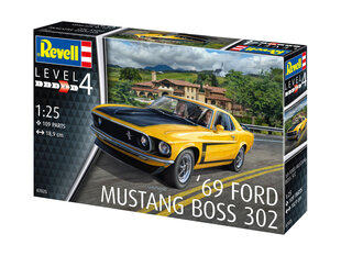 Konstruktorius Revell - 1969 Boss 302 Mustang, 1/25, 07025 kaina ir informacija | Konstruktoriai ir kaladėlės | pigu.lt