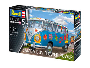 Konstruktorius Revell - VW T1 Samba Bus Flower Power, 1/24, 07050 kaina ir informacija | Konstruktoriai ir kaladėlės | pigu.lt