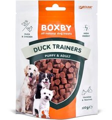 Boxby duck trainer 0,100kg - кусочки для взрослых собак (100% утка) цена и информация | Лакомства для собак | pigu.lt