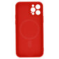 Dėklas telefonui MagSilicone skirtas iPhone 12 Pro Max, raudonas kaina ir informacija | Telefono dėklai | pigu.lt