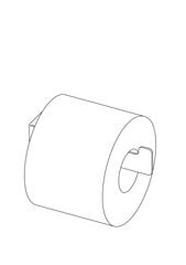 Deante tualetinio popieriaus laikiklis Mokko ADM N211, Nero цена и информация | Набор акскссуаров для ванной | pigu.lt