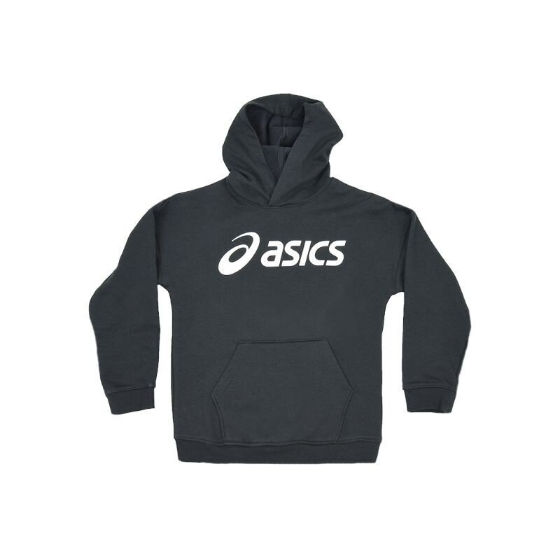 Džemperis vaikams Asics Graphic Hoodie Jr 2034A207-001 czarne M, juodas kaina ir informacija | Megztiniai, bluzonai, švarkai berniukams | pigu.lt