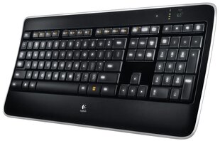 Klaviatūra Logitech Wireless Illuminated K800 kaina ir informacija | Klaviatūros | pigu.lt