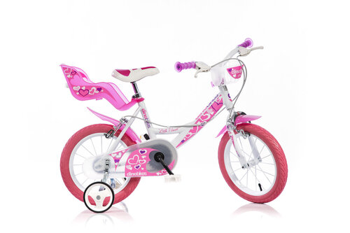 Велосипед для девочек Dino bikes 14" (144 RN) цена и информация | Велосипеды | pigu.lt