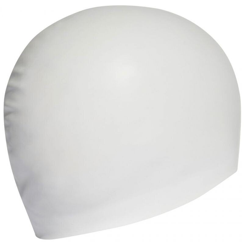 Plaukimo kepurėlė Adidas silicone cap white FJ4965, balta kaina ir informacija | Plaukimo kepuraitės | pigu.lt