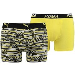 Трусы для мужчин Puma Logo Aop M 907596 02 boxer shorts, 2 шт. цена и информация | Мужские трусы | pigu.lt