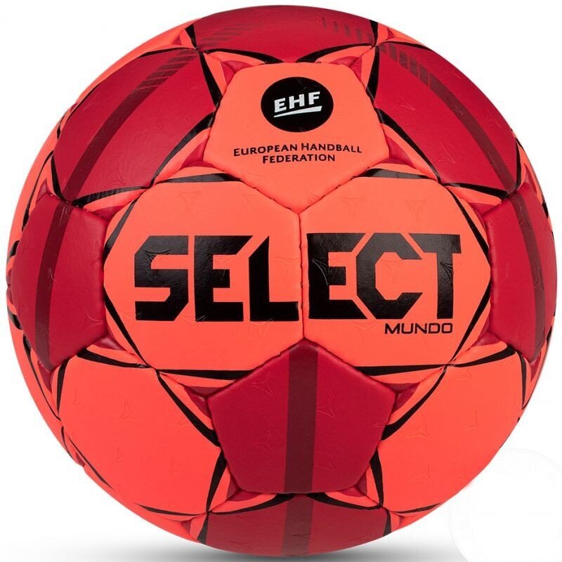 Rankinio kamuolys Select Mundo 2020 10485, oranžinis/raudonas kaina ir informacija | Rankinis | pigu.lt