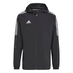 Свитер мужской Adidas Tiro 21 Windbreaker M GP4967, черный цена и информация | Мужская спортивная одежда | pigu.lt