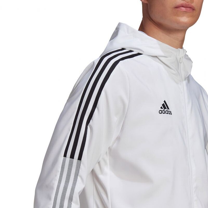 Džemperis vyrams Adidas Tiro 21 Windbreaker, M GP4966, baltas kaina ir informacija | Sportinė apranga vyrams | pigu.lt