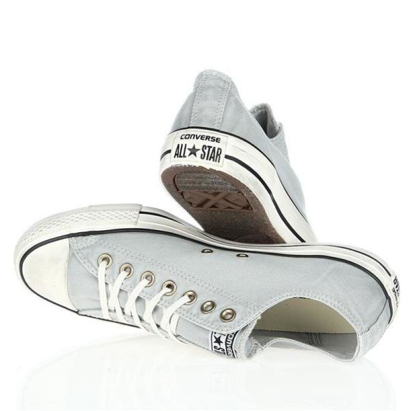 Laisvalaikio batai moterims Converse Chuck Taylor OX 142229F, pilki kaina ir informacija | Sportiniai bateliai, kedai moterims | pigu.lt