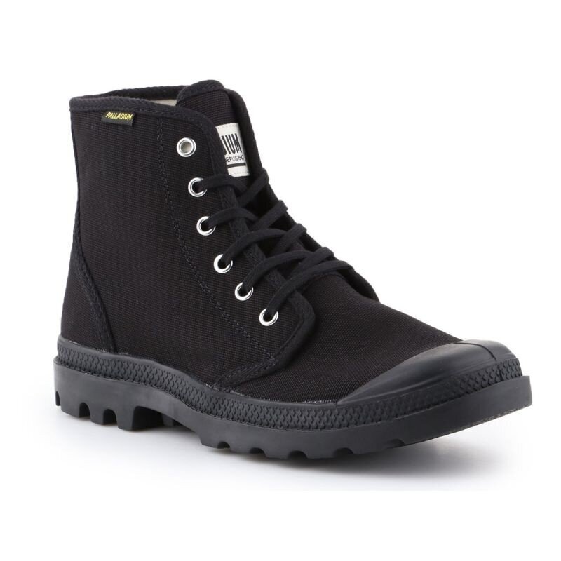 Aulinukai moterims Palladium Pampa Hi Original 75349-060, juodi kaina ir informacija | Aulinukai, ilgaauliai batai moterims | pigu.lt