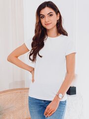 Marškinėliai moterims Nova, balti цена и информация | Женские футболки | pigu.lt