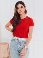 Marškinėliai moterims Nova, raudoni kaina ir informacija | Marškinėliai moterims | pigu.lt