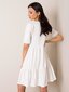 Suknelė moterims Perla, balta kaina ir informacija | Suknelės | pigu.lt