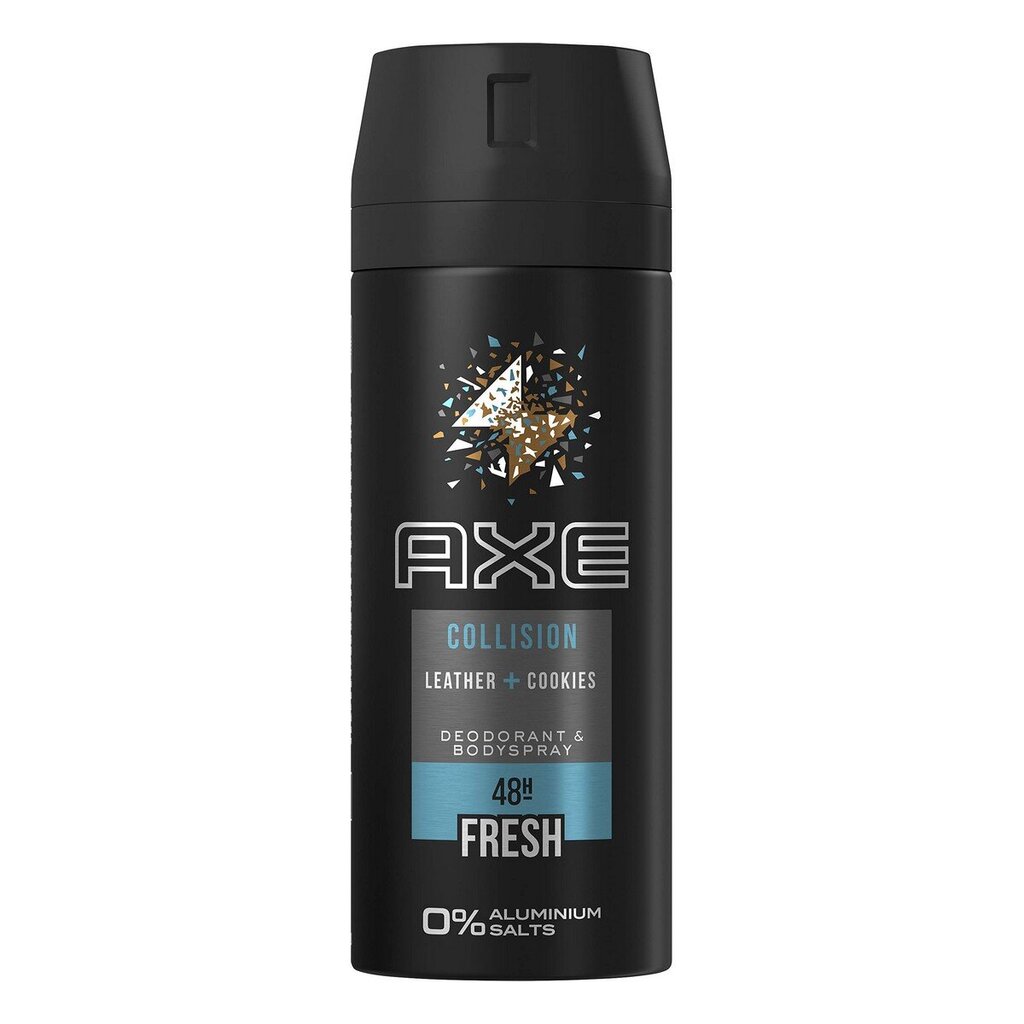 Purškiamas dezodorantas Axe Collision vyrams, 150 ml kaina ir informacija | Dezodorantai | pigu.lt