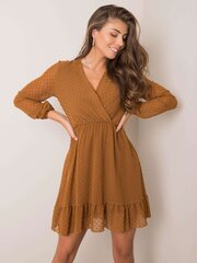Платье женское Noella, коричневое цена и информация | Платья | pigu.lt