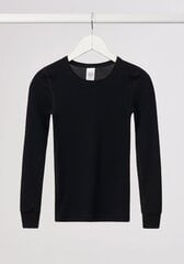 Termo apatiniai marškinėliai berniukams Utenos trikotažas, juodi цена и информация | Рубашка для мальчиков | pigu.lt